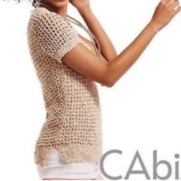 CAbi Sorbet #196 Multi-color Chunky Knit Sweater - Picture 1 of 6